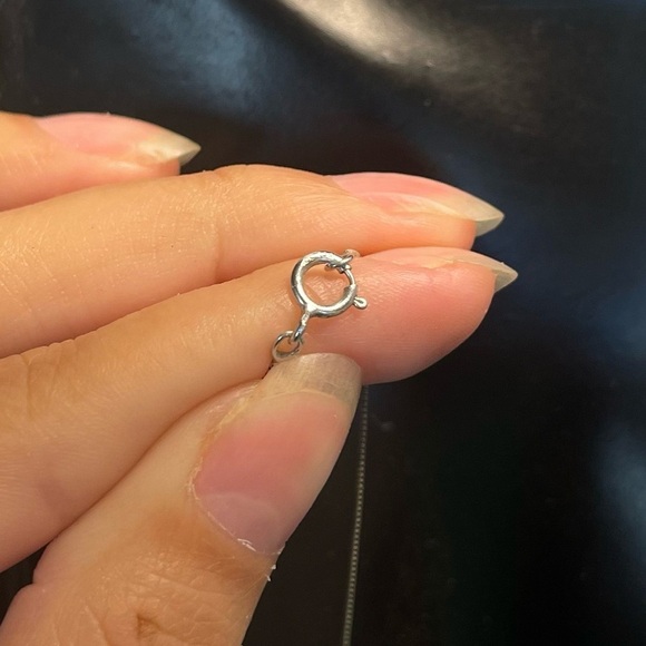 Sterling silver box chain necklace - Picture 5 of 5